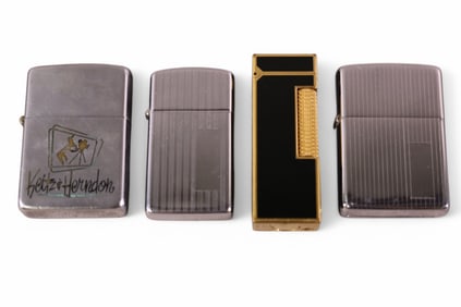 4 VINTAGE LIGHTERS