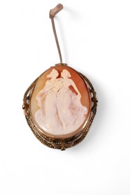 LARGE VICTORIAN 10k CAMEO