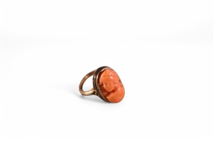 ROSE GOLD CAMEO RING