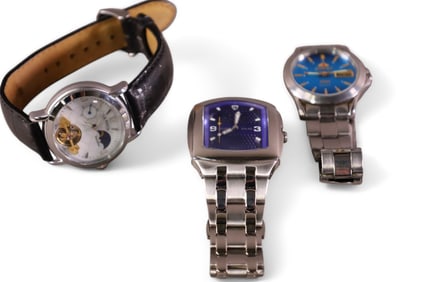 3 WRISTWATCHES