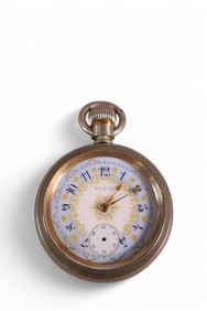 ELGIN PORCELAIN DIAL POCKETWATCH