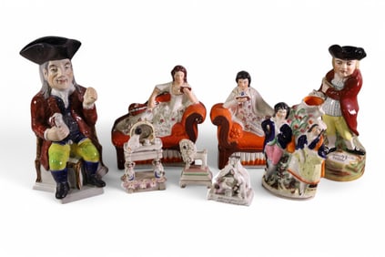 LARGE COLLECTION OF STAFFORDSHIRE