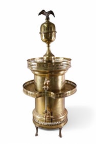 COPPER & BRASS BEVERAGE FOUNTAIN