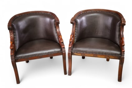 PAIR OF PARLOR CHAIRS