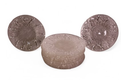SET OF 11 CONSOLIDATED DANCING NYMPH PLATES