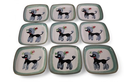 9 GLIDDEN PLATES