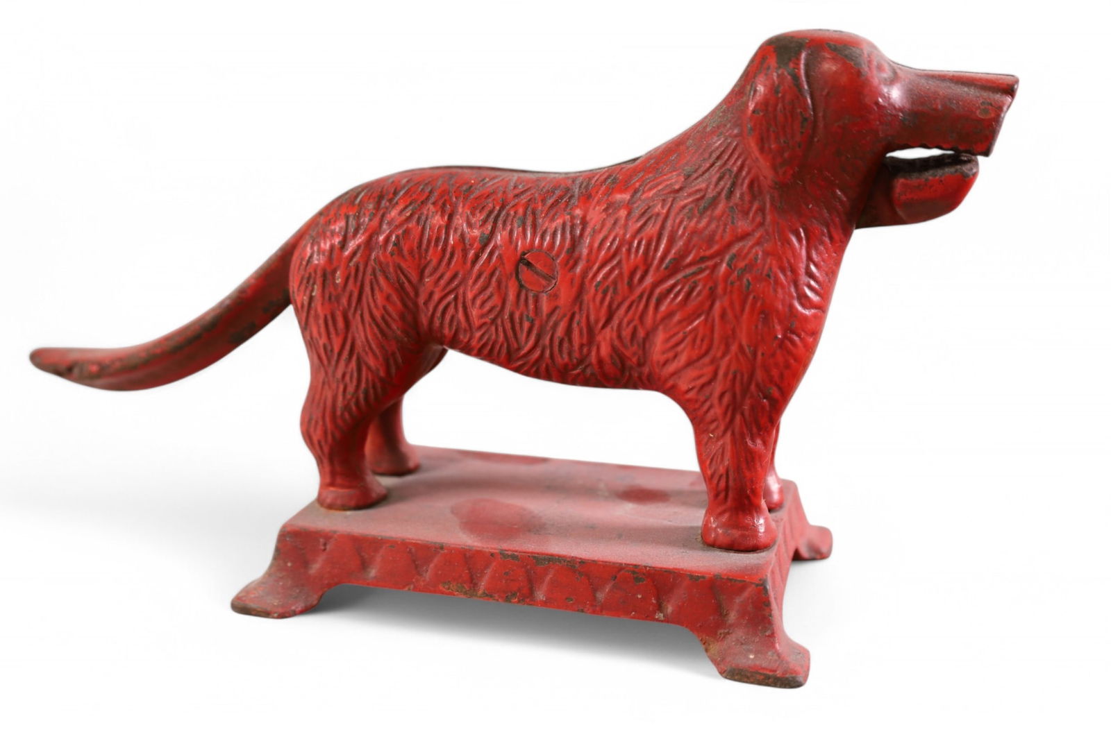 ANTIQUE ADVERTISING CAST IRON NUTCRACKER (1 of 3)