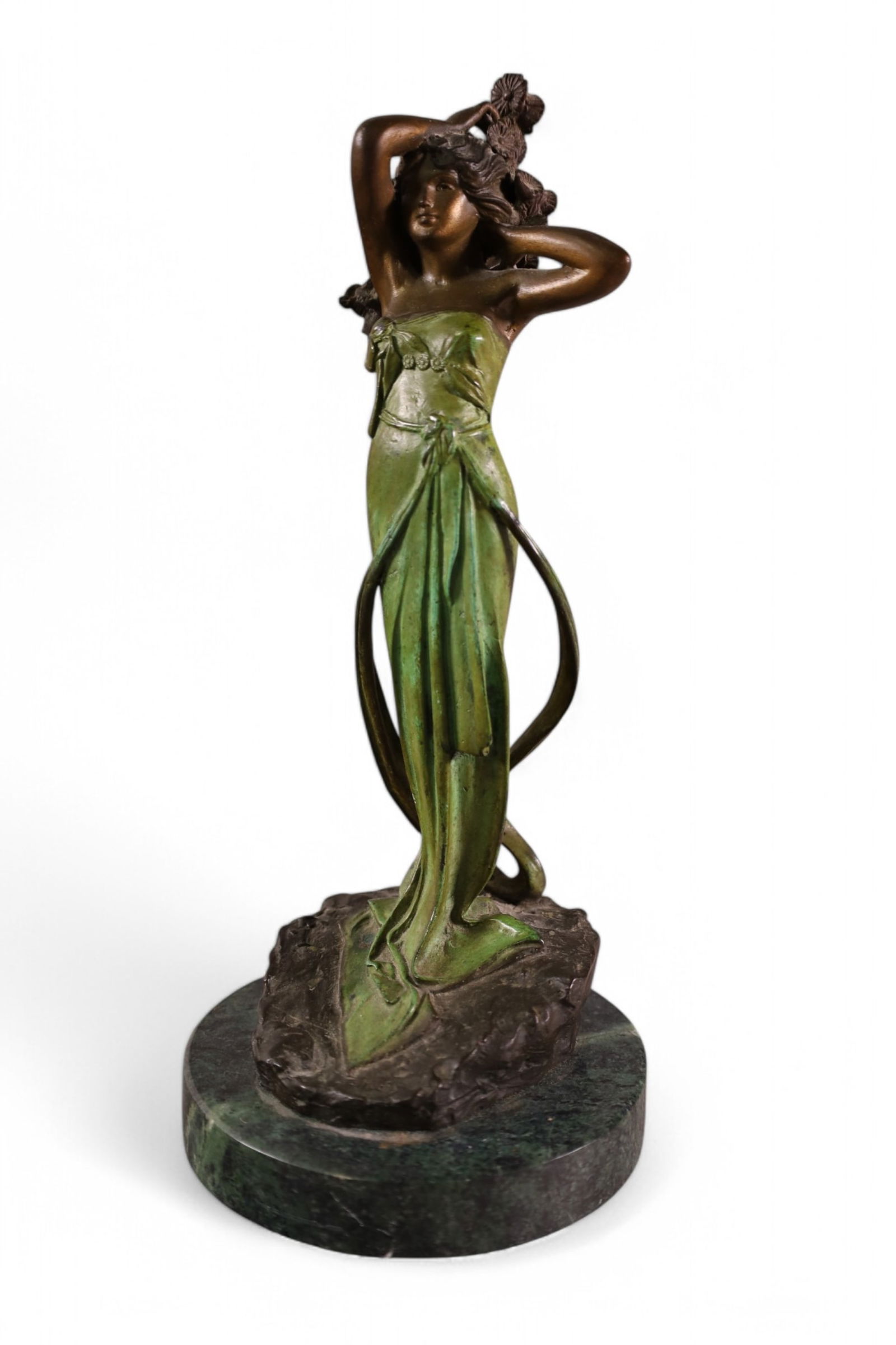 SMALL BRONZE STATUE (1 of 3)