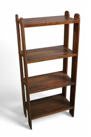ARTS & CRAFTS OAK MAGAZINE STAND