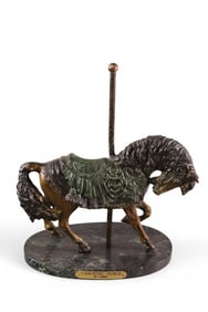 CAROUSEL HORSE BRONZE