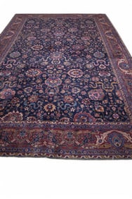 APPROX 10' 9" x 18' 1" HANDMADE WOOL RUG