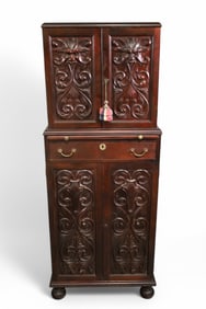 MAHOGANY CELLARETTE