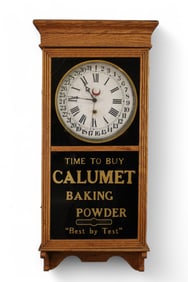 ADVERTISING CALENDAR CLOCK