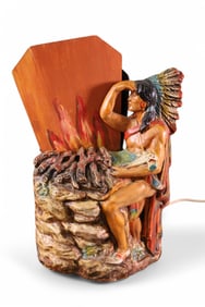 NATIVE AMERICAN MOTION LAMP