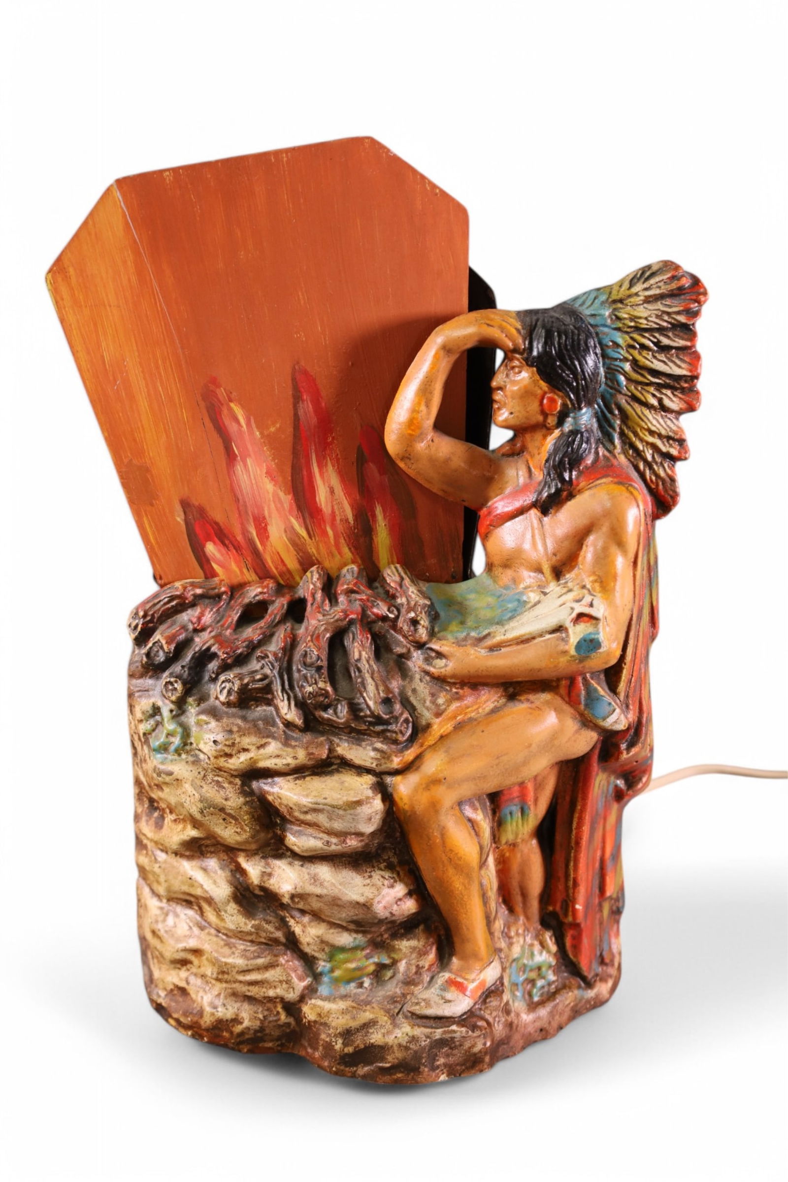 NATIVE AMERICAN MOTION LAMP (1 of 4)