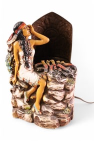 NATIVE AMERICAN MOTION LAMP