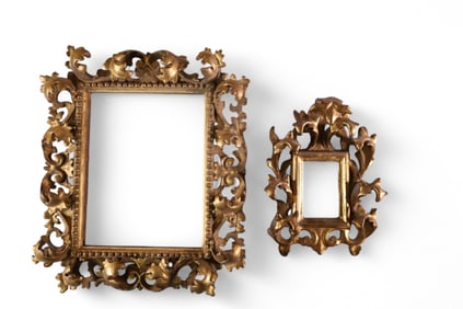 2 GOLD GILT FRAMES