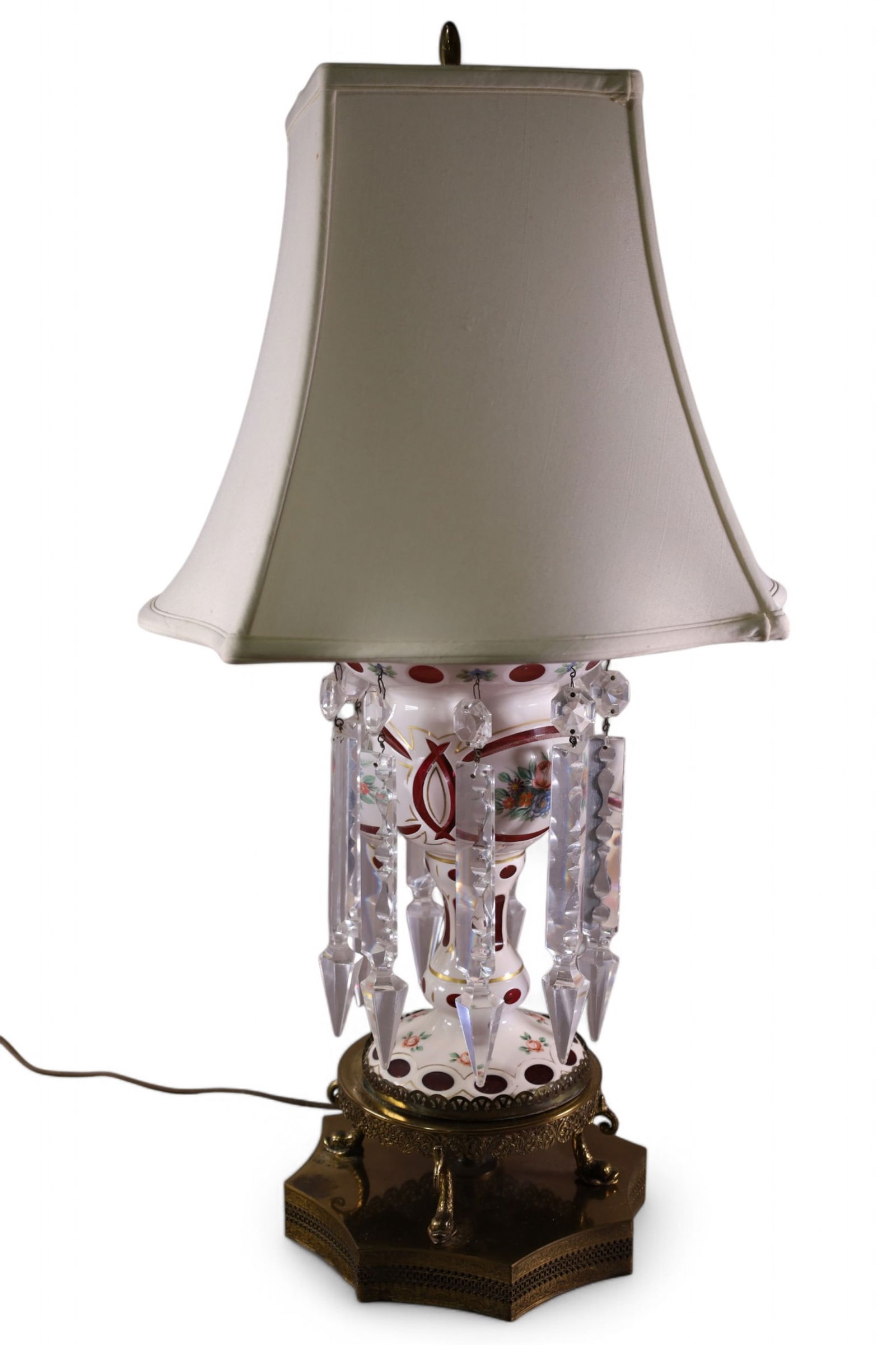 LARGE LUSTER LAMP (1 of 2)