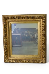 LARGE GILT WALL MIRROR