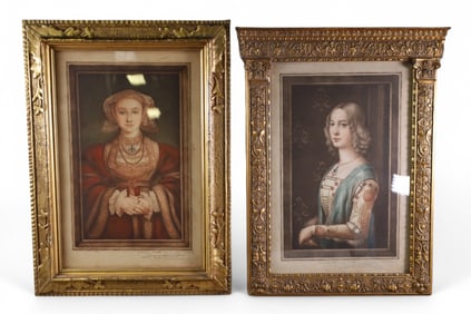 2 FRAMED VICTORIAN PRINTS