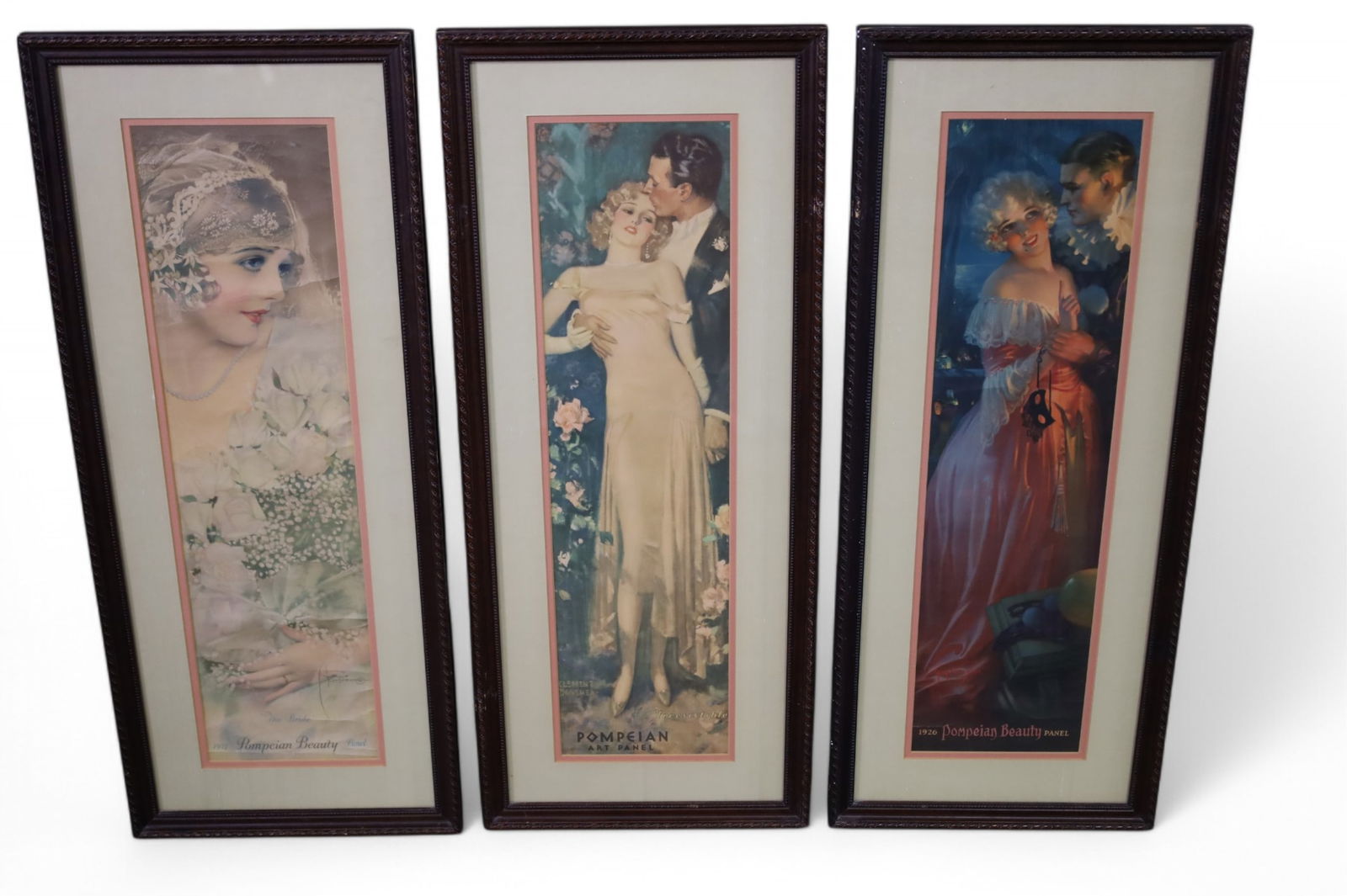 3 FRAMED 1920'S ADS (1 of 7)