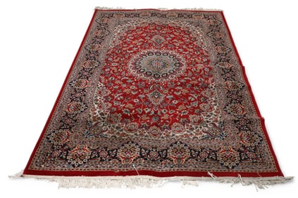 APPROX 5' x 7' 5"  MACHINE MADE WOOL RUG