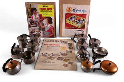COLLECTION OF REVERE WARE TOY COOKWARE