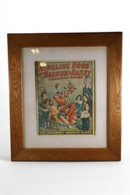 FRAMED CIRCUS POSTER