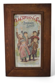 FERRY & CO SEED FRAMED ADVERTISMENT
