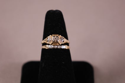 2 PC. VINTAGE WEDDING SET