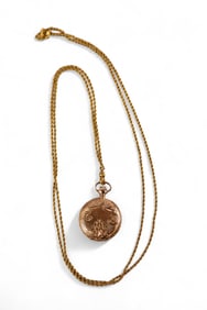 14k GOLD LADY'S POCKET WATCH