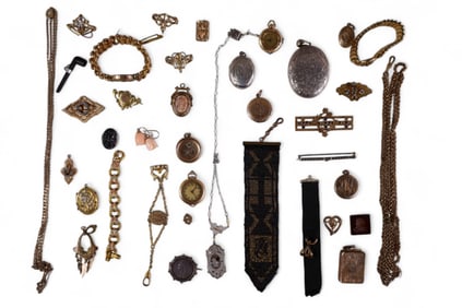 GROUPING OF VICTORIAN JEWELRY