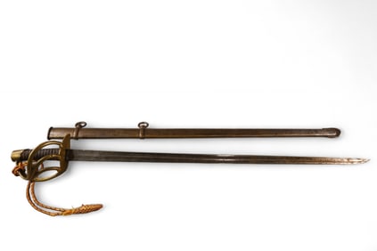 ANTIQUE SWORD IN SCABBARD