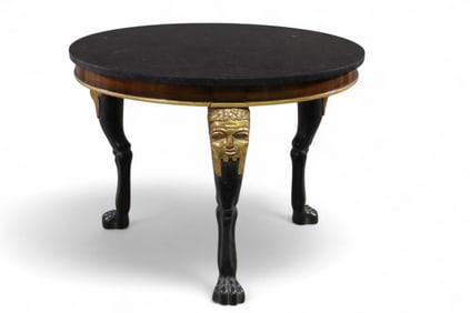 MARBLE TOP CENTER TABLE