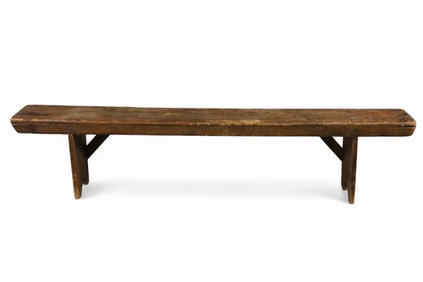 PRIMITIVE PINE BENCH