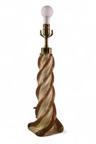 ITALIAN ART GLASS TABLE LAMP