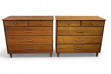 PAIR OF MID CENTURY MODERN CHESTS