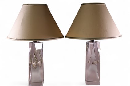 PAIR OF TABLE LAMPS