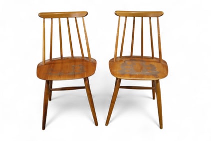 PAIR OF MID CENTURY MODERN ARMCHAIRS