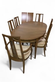 MID CENTURY DINING TABLE & CHAIRS