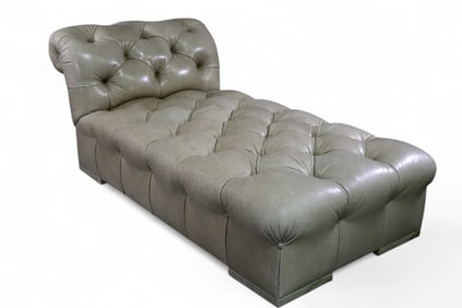 CHESTERFIELD STYLE CHAISE LOUNGE