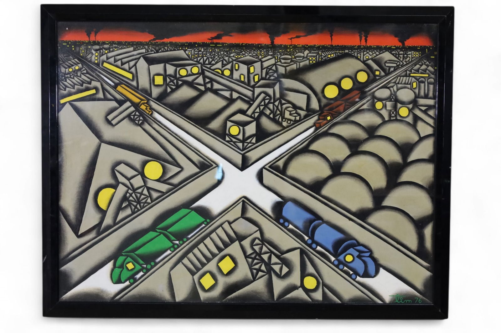 MID CENTURY MODERN WALL HANGING (1 of 3)