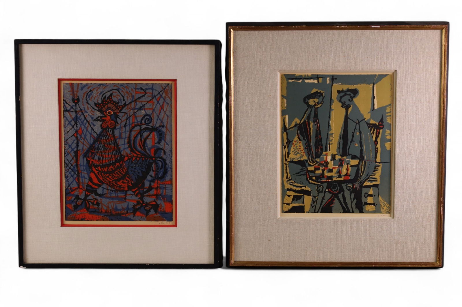 2 ENRIQUE CLIMENT ENGRAVINGS (1 of 6)