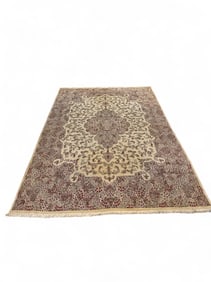 APPROX 9' 9" x 14' 9" HANDMADE WOOL RUG