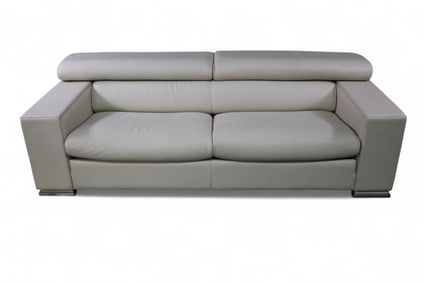 CANTONI LEATHER SOFA