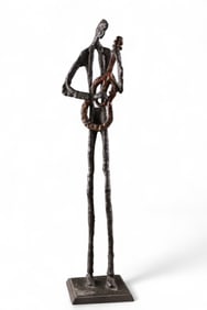 FIGURAL IRON SCULPTURE