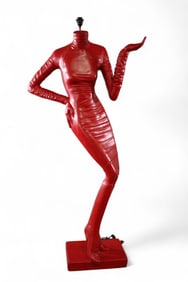 LIFESIZE POP ART LADY FLOOR LAMP
