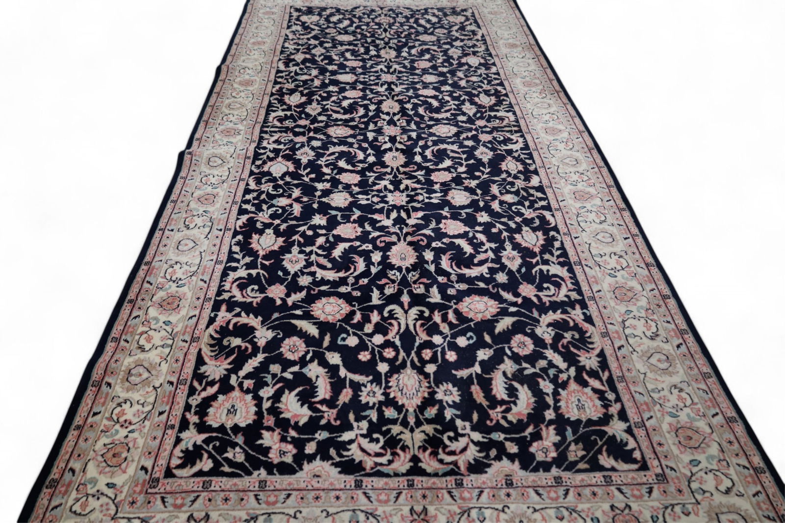 APPROX 6' x 12' 2" HANDMADE WOOL RUG (1 of 4)