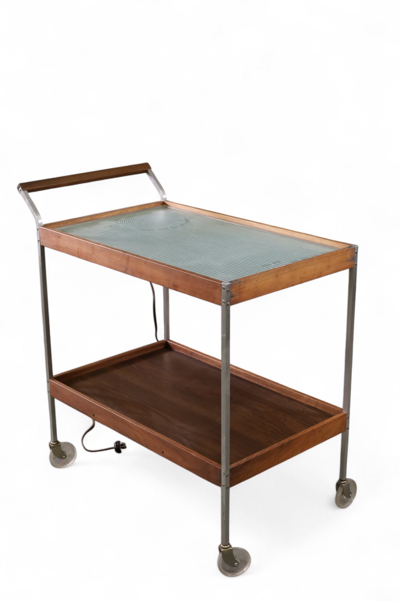 MID CENTURY MODERN HOT TRAY CART (1 of 2)