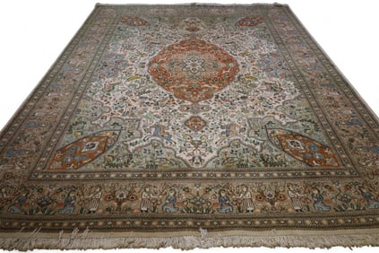 11' 9" x 9' 3" HANDMADE WOOL RUG